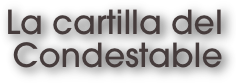 La cartilla del Condestable