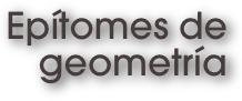 Epítomes de geometría 